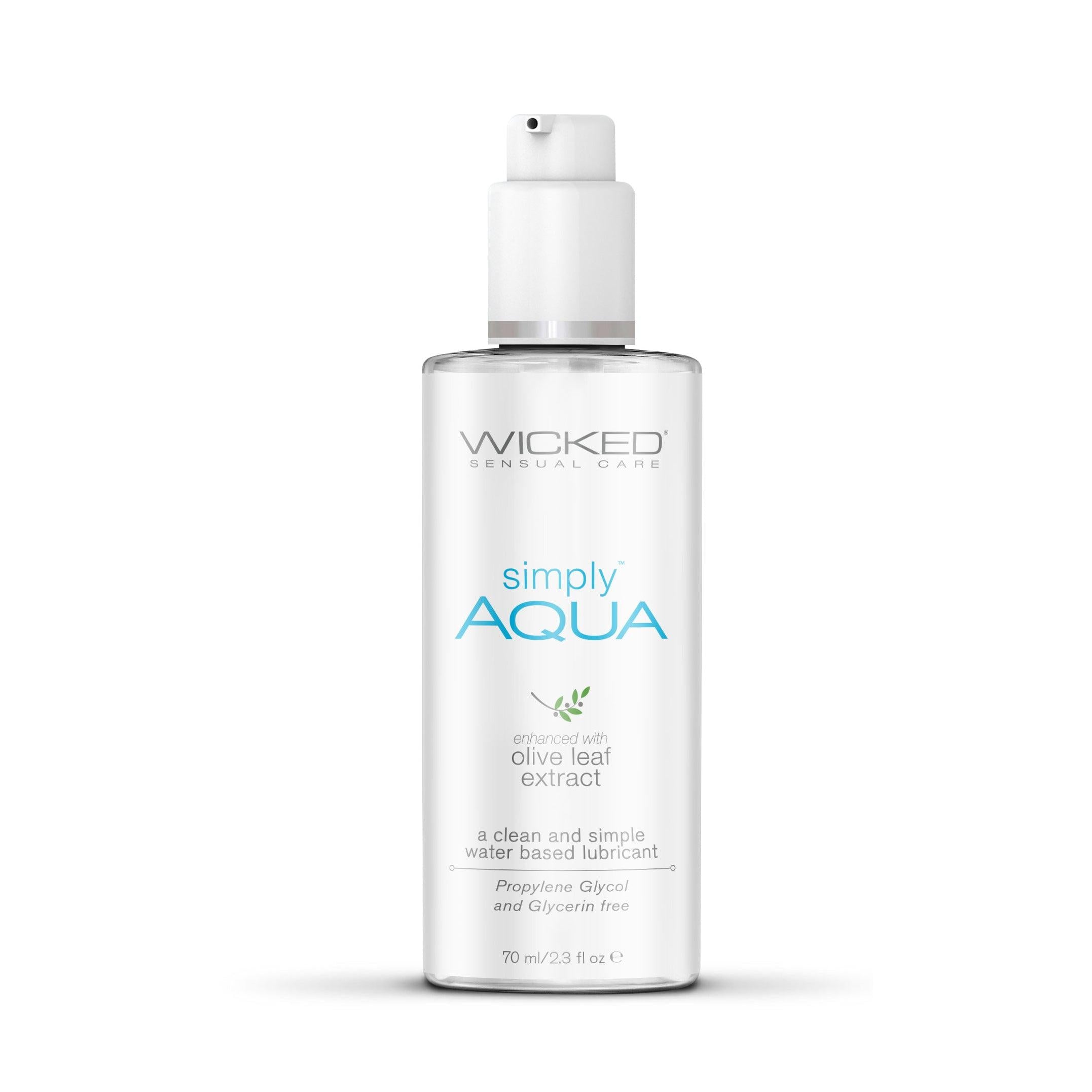 "Simply Aqua Fragrance Free Lubricant - 2.3 Fl. Oz. WS-91102"