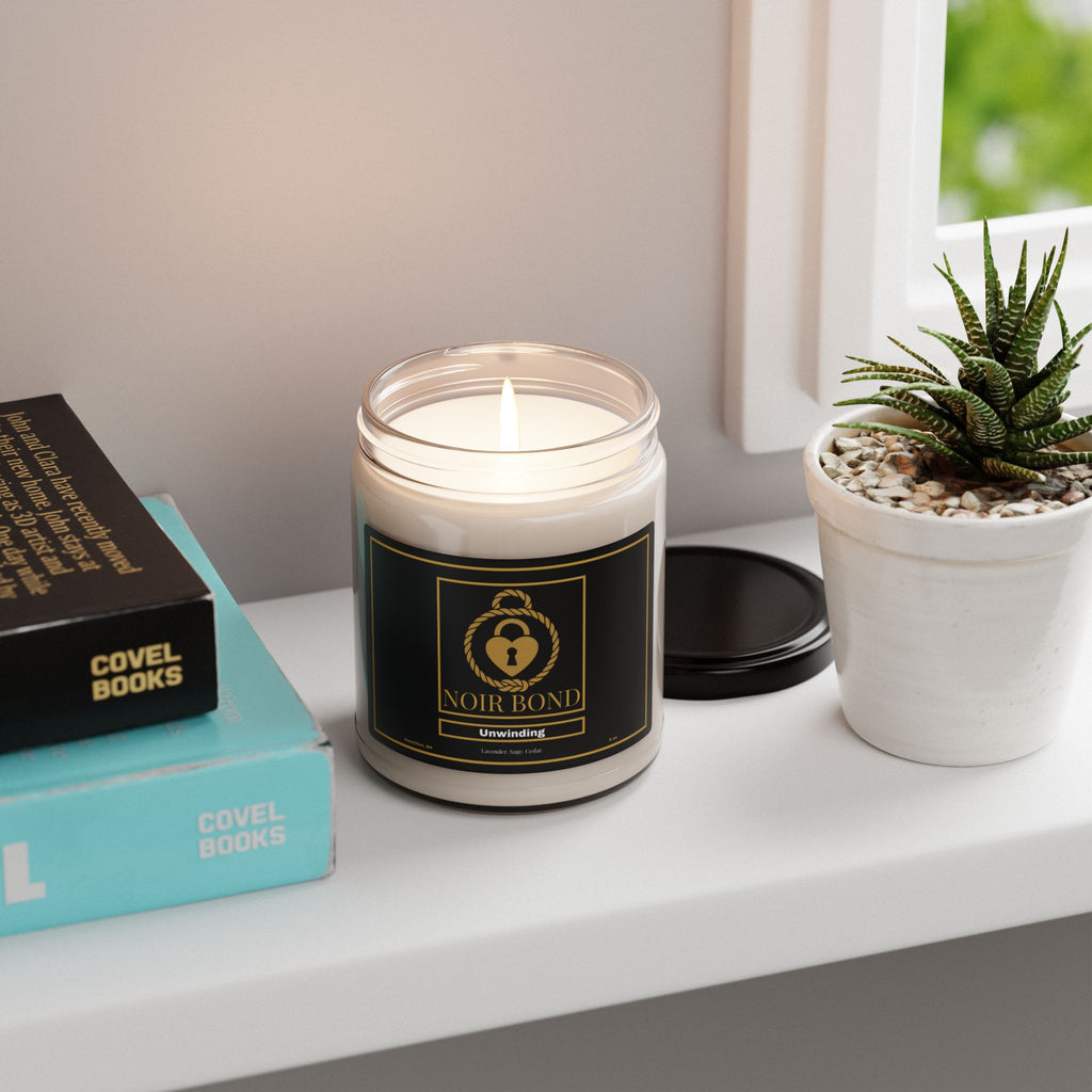 Noir Bond Scented Soy Candle — 9oz Luxury Candle