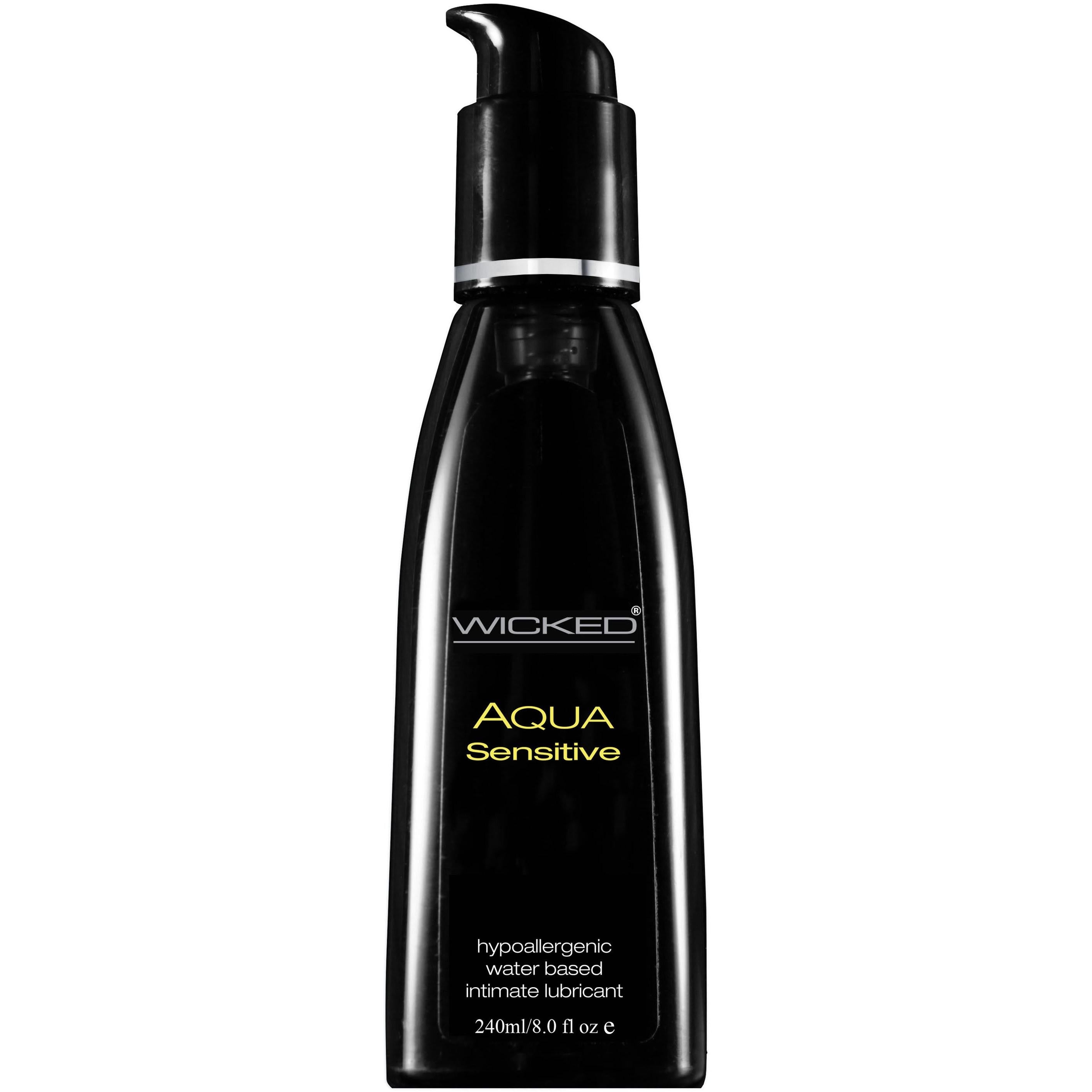"Aqua Sensitive Hypoallergenic Water Based Lubricant - 8 Fl. Oz. WS-90208"