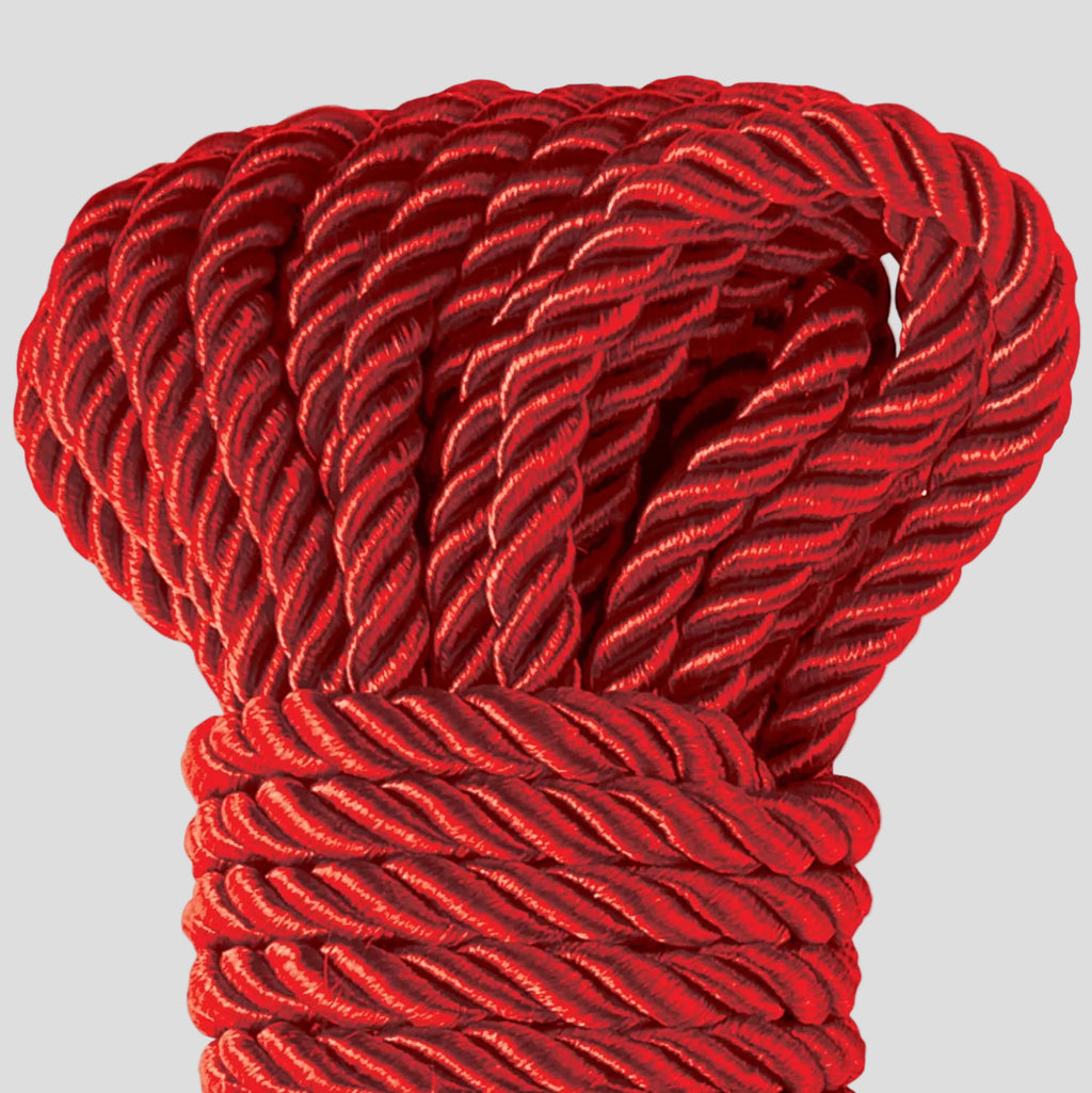 "Fetish Fantasy Series Deluxe Silky Rope - Red PD3865-15"
