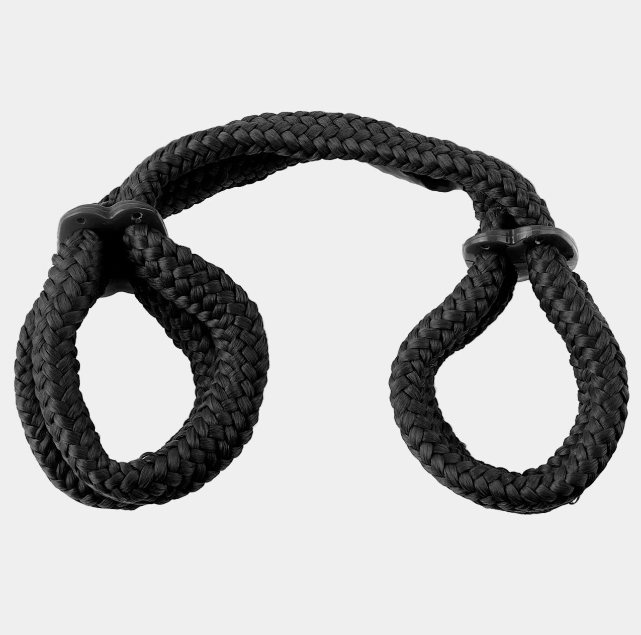 "Fetish Fantasy Series Silk Rope Love Cuffs - Black PD3867-23"